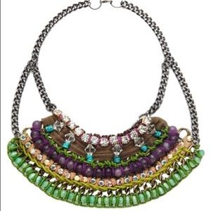 Nicole Miller multicolored statement necklace